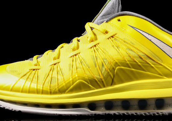 Nike LeBron X Low – Yellow – Grey