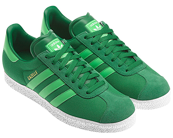 Adidas Originals Gazelle Green White 1