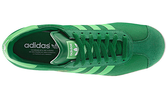 Adidas Originals Gazelle Green White 3