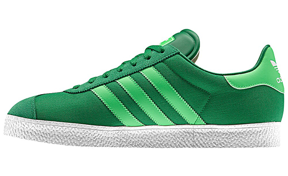 Adidas Originals Gazelle Green White 4