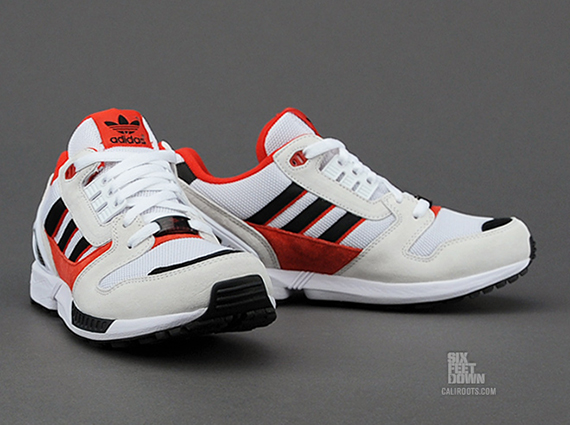 Adidas Zx 8000 White Red Black 2