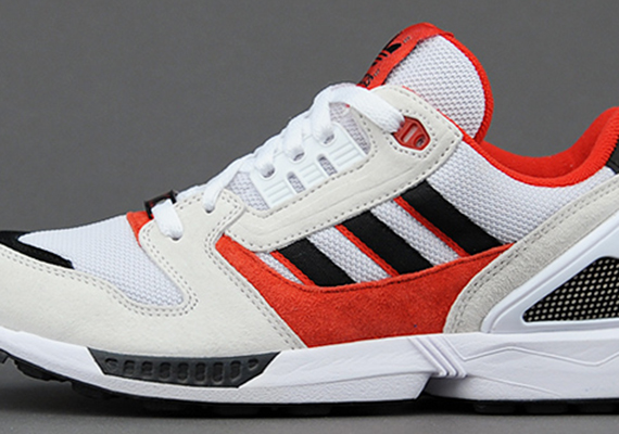 adidas Originals ZX 8000 - White - Red - Black