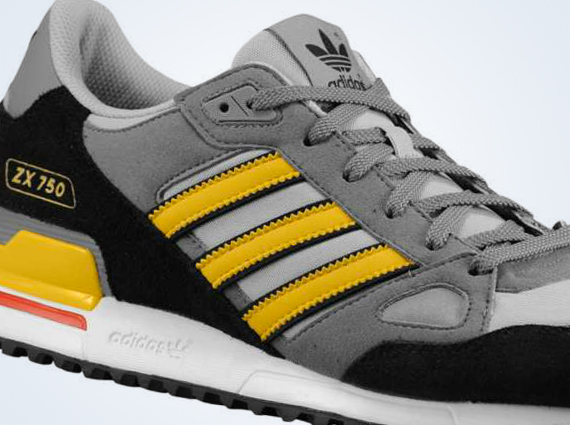 adidas Originals ZX 750 - Silver - Black - Sunshine