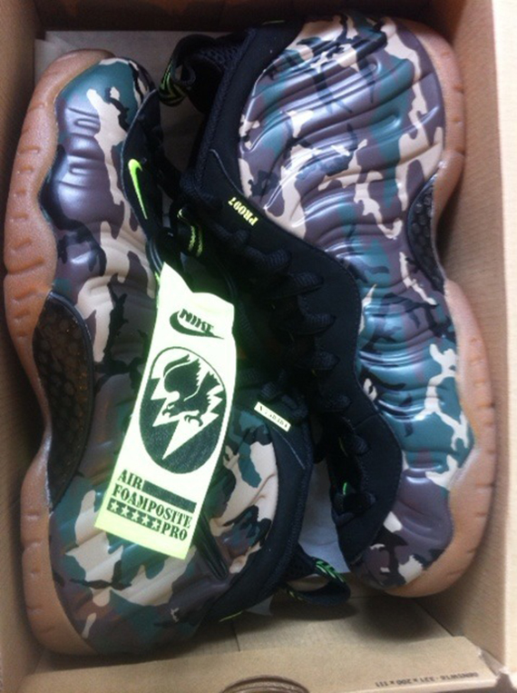 Air Foamposite Pro Camo Volt 1