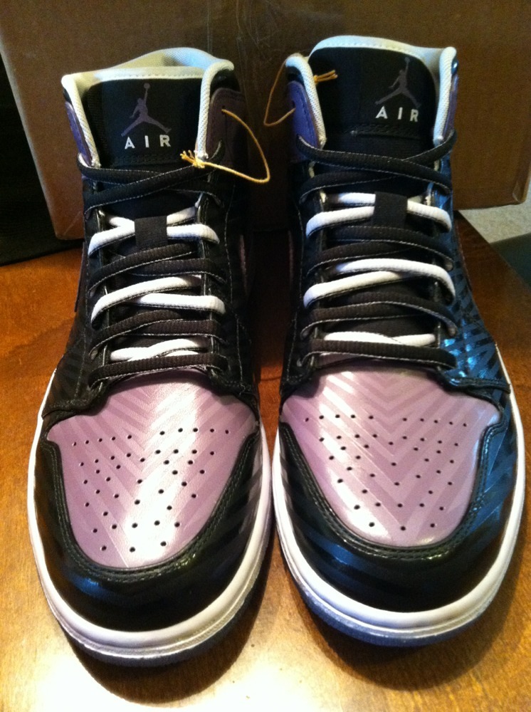 Air Jordan 1 Black Purple Unreleased Sample 05