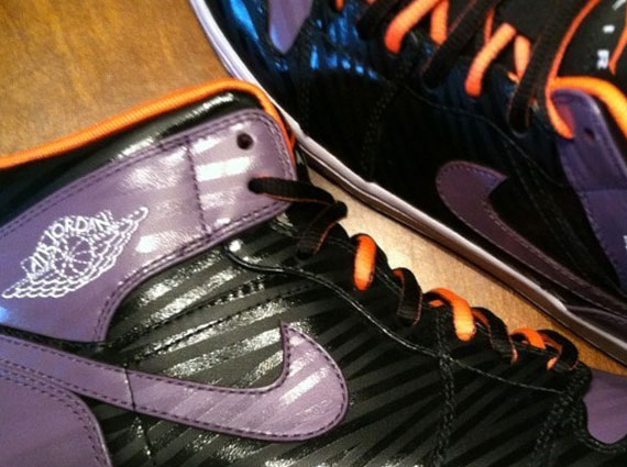 Air Jordan 1 Purple Black Orange Unreleased Sample 1