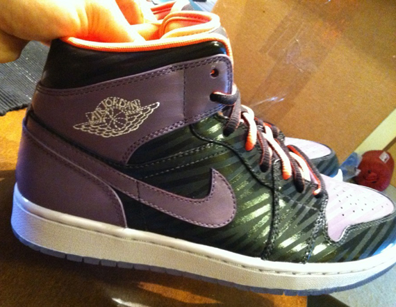 Air Jordan 1 Purple Black Orange Unreleased Sample 4