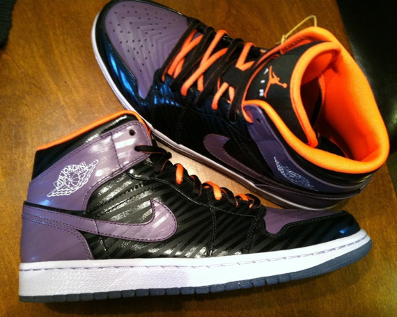 Air Jordan 1 Purple Black Orange Unreleased Sample 5