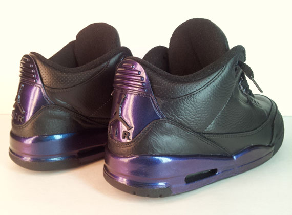 Air Jordan III “Invisibility Cloak” Customs by Overdose of Opulence