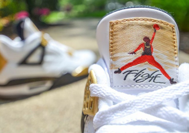 Air Jordan IV “Gold Digger” Customs by DMC Kicks