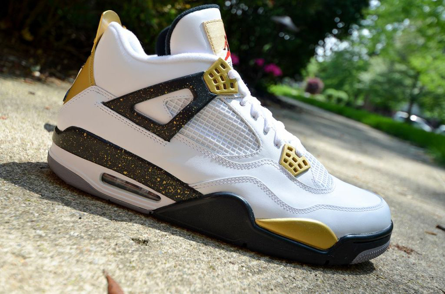 Air Jordan Iv Gold Digger Customs Dmc Kicks 2