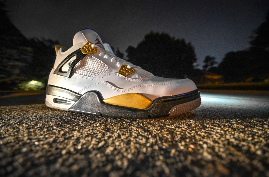 Air Jordan Iv Gold Digger Customs Dmc Kicks 4