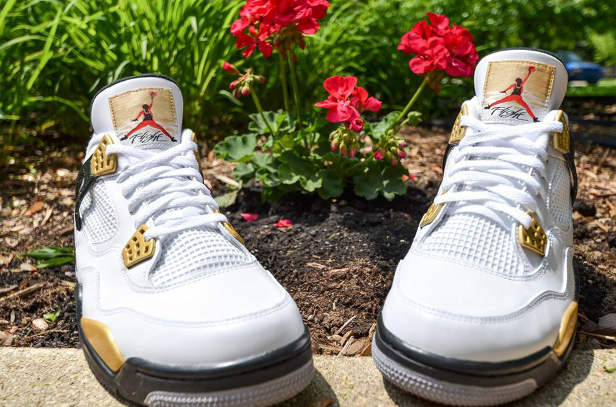 Air Jordan Iv Gold Digger Customs Dmc Kicks 6