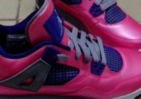 Air Jordan IV GS – Pink – Purple – Navy