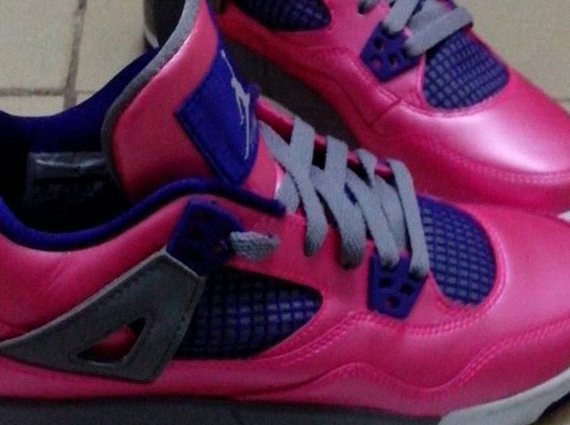 Air Jordan IV GS – Pink – Purple – Navy