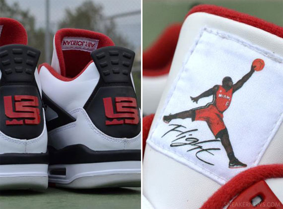 Air Jordan IV "LeJordan" Customs by Freaker Sneaks