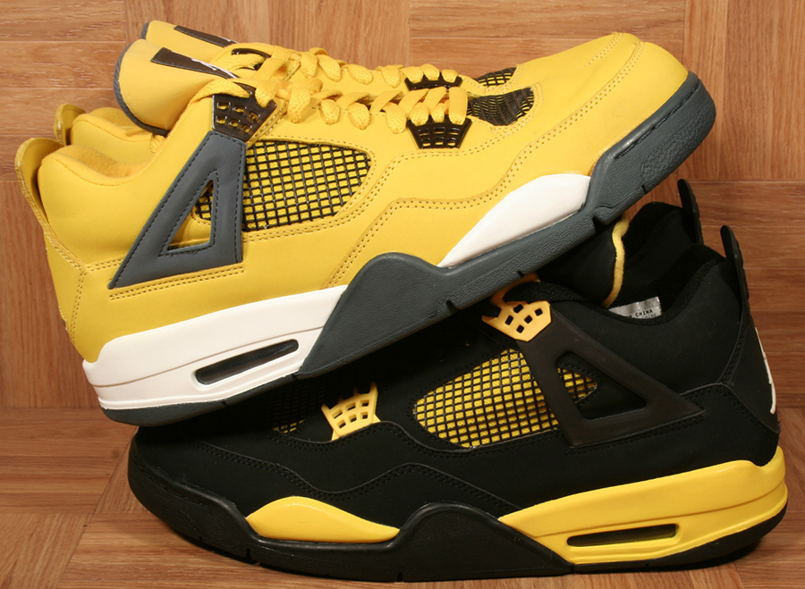 Air Jordan IV Retro "Thunder and Lightning" Pack on eBay