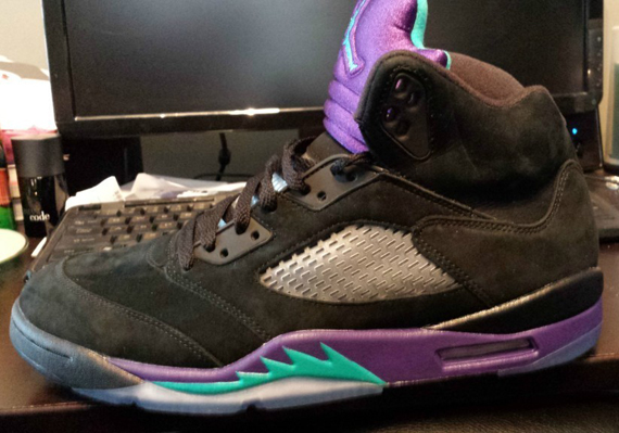 Air Jordan V Black Grape New Release Date 1