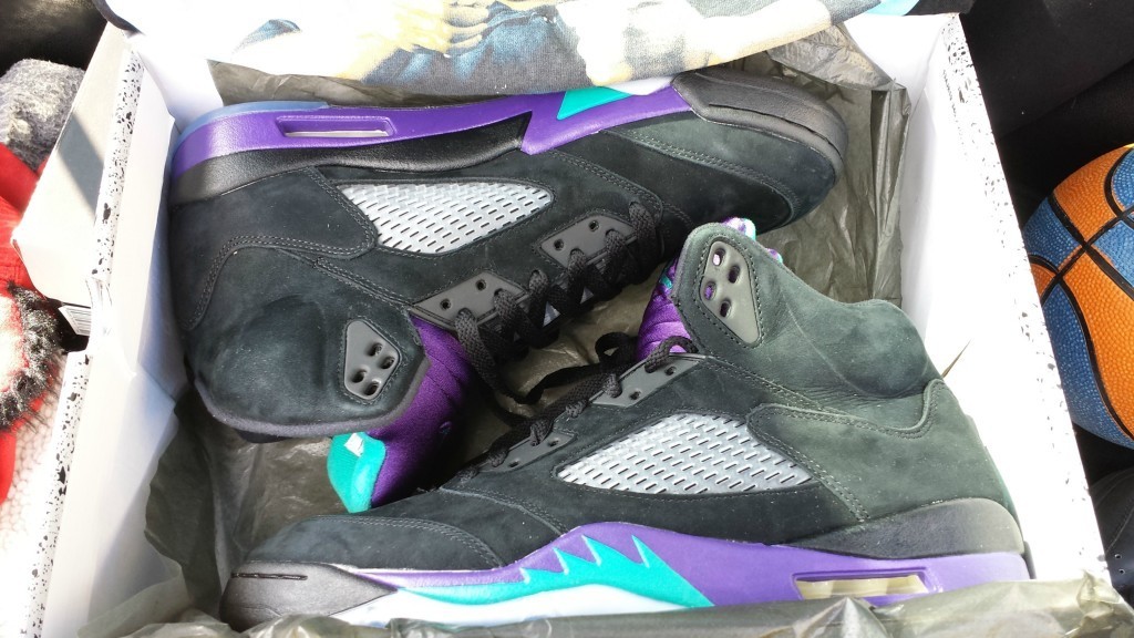 Air Jordan V Black Grape New Release Date 2