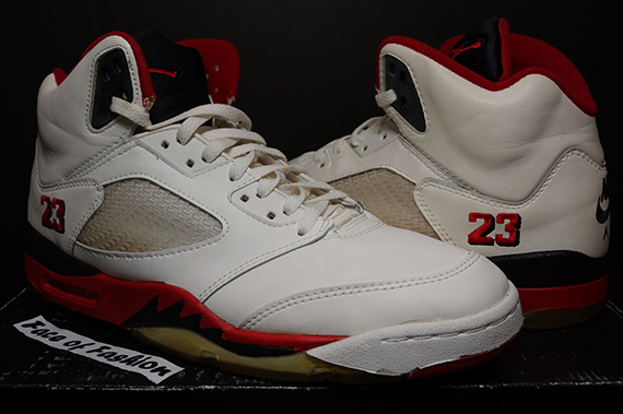 Air Jordan V Fire Red Deadstock Og Pair On Ebay 19