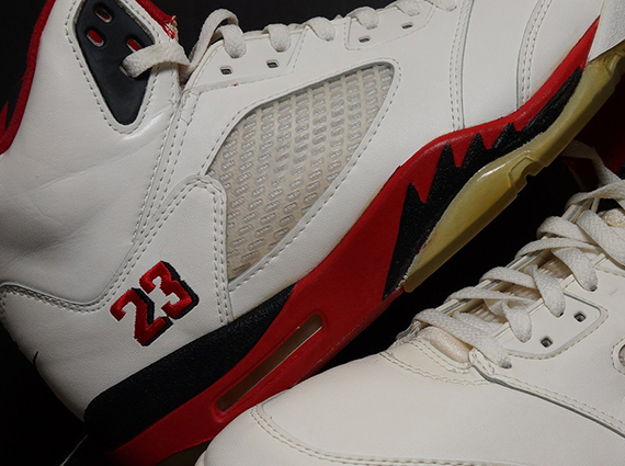 Air Jordan V "Fire Red" - Deadstock OG Pair on eBay