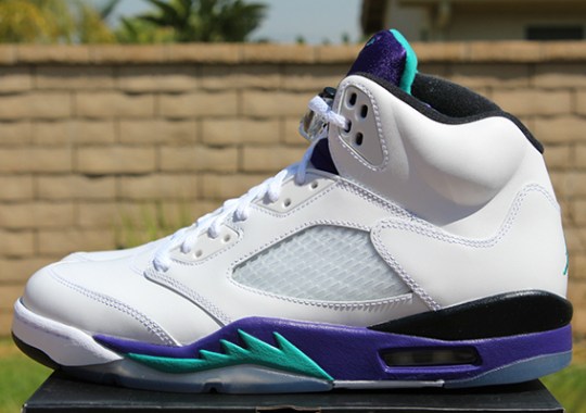 Air Jordan V “Grape” – Release Reminder