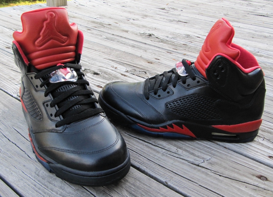 Air Jordan V Infrared Smoke Bottom Customs 03