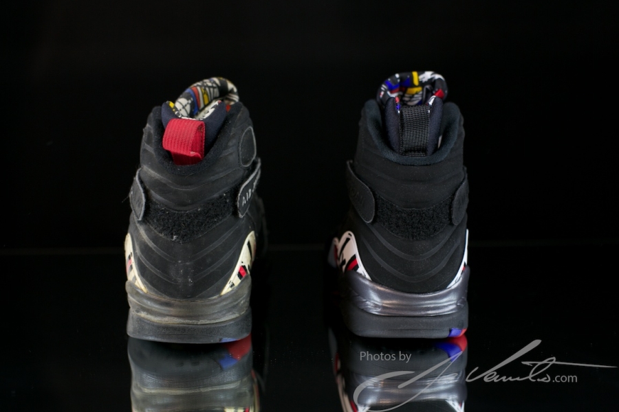 Air Jordan Viii Playoffs 1993 Original Vs Retro 08