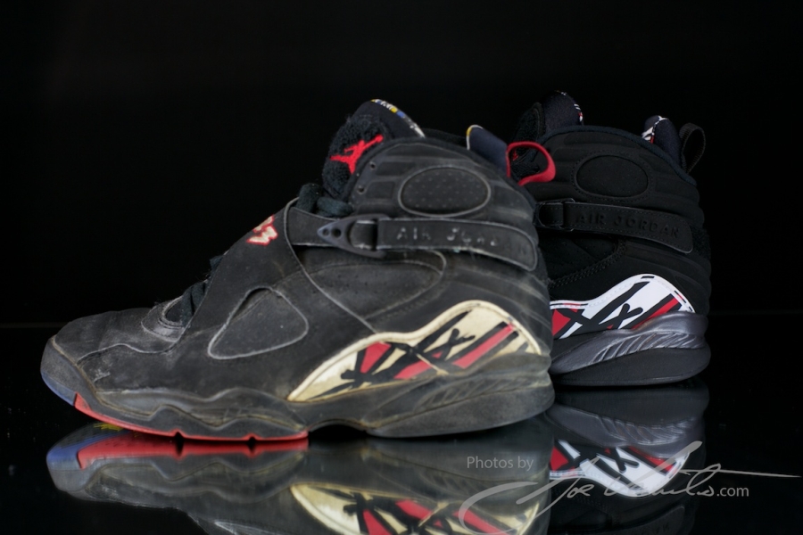 Air Jordan Viii Playoffs 1993 Original Vs Retro 09