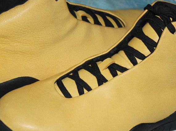 Air Jordan X Seamless Yellow Leather Sample