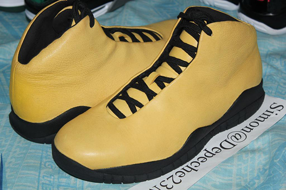 Air Jordan X Seamless Yellow Sample 10