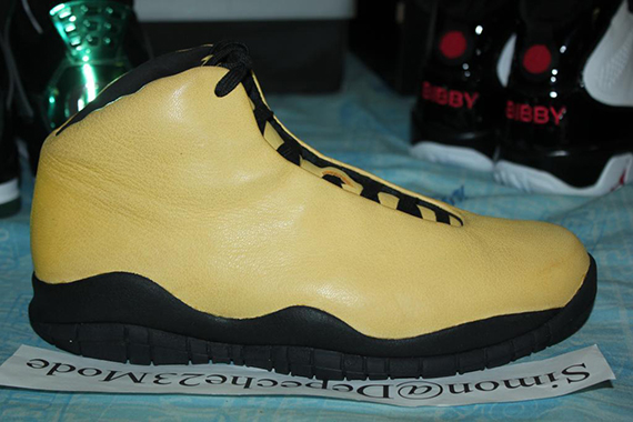 Air Jordan X Seamless Yellow Sample 4