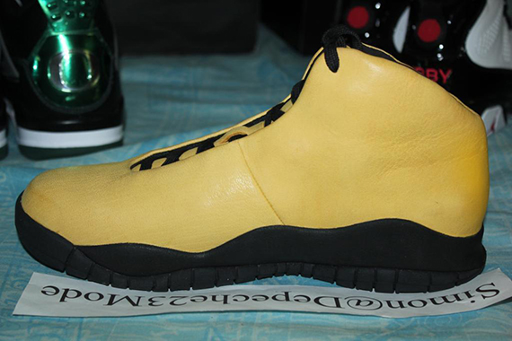 Air Jordan X Seamless Yellow Sample 5