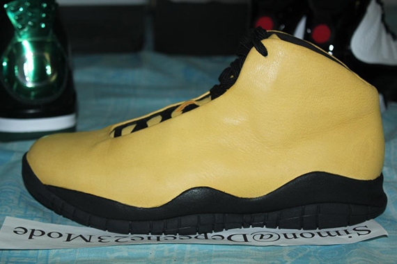 Air Jordan X Seamless Yellow Sample 7