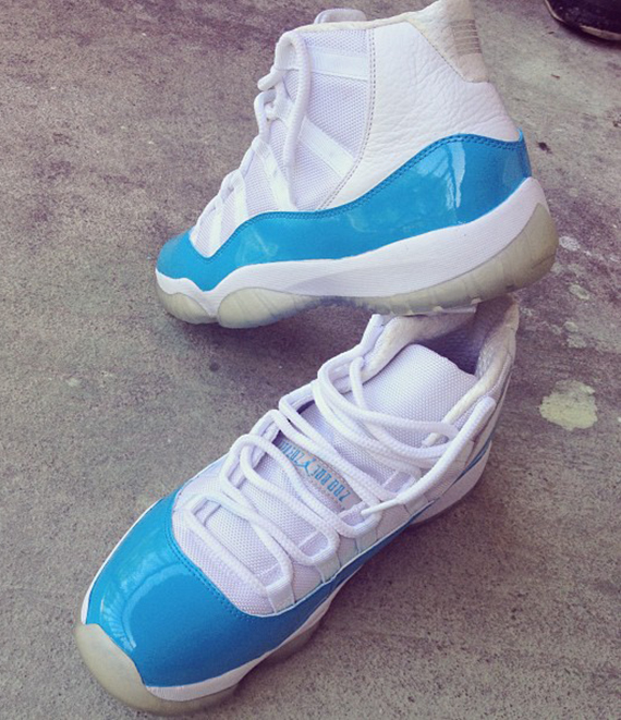 Air Jordan Xi Carolina Customs Noldo 2