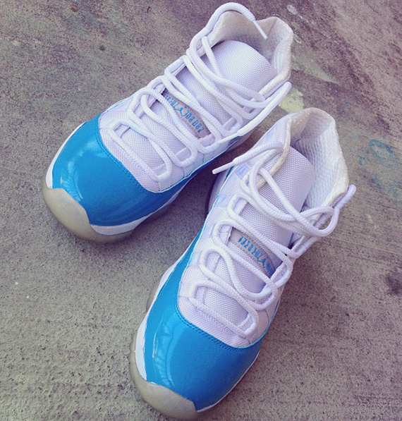 Air Jordan Xi Carolina Customs Noldo 3