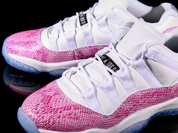 Air Jordan XI Low GS "Pink Snakeskin" - Release Date