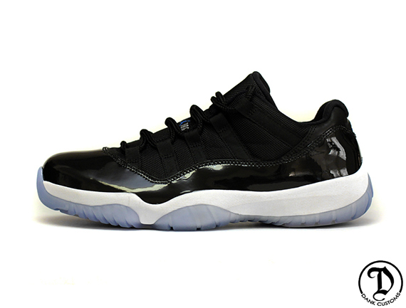 Air Jordan Xi Low Space Jam Customs Dank 5