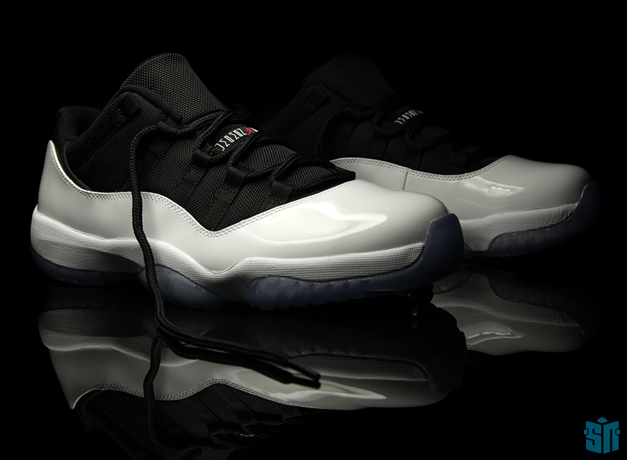 Air Jordan Xi Low White Black True Red Beauty Shots 7