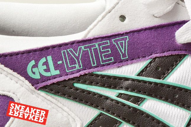 Asics Gel Lyte V White Purple Green 01