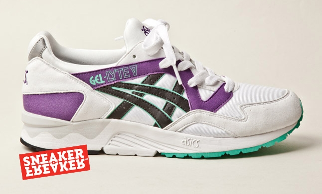 Asics Gel Lyte V White Purple Green 05