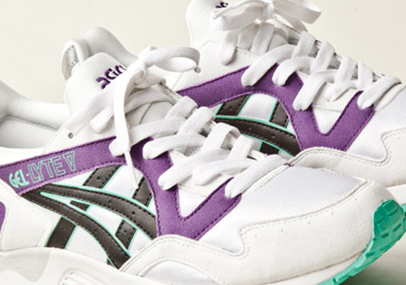 Asics Gel Lyte V White Purple Green