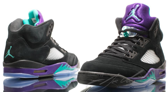 Black Grape Jordan V Retro 3