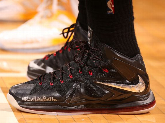 Nike LeBron X Elite - Black/Silver PE