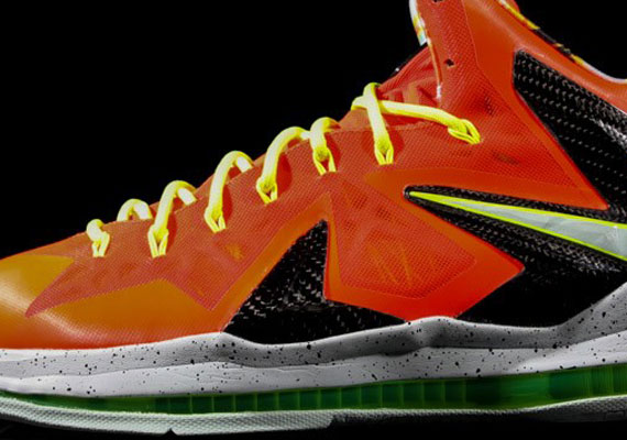 Bright Crimson Nike Lebron X Elite Playoffs