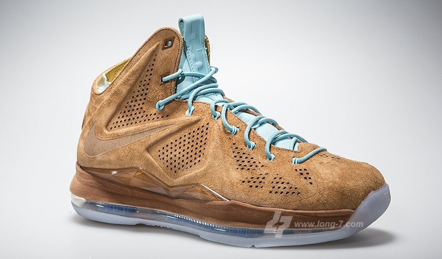 Brown Suede Nike Lebron X Ext 15