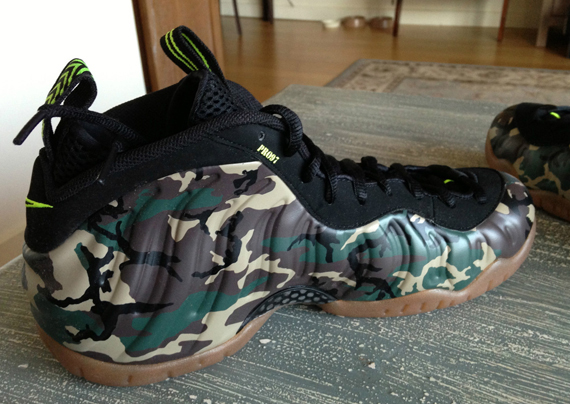 Camo Foamposite Pro Volt 3