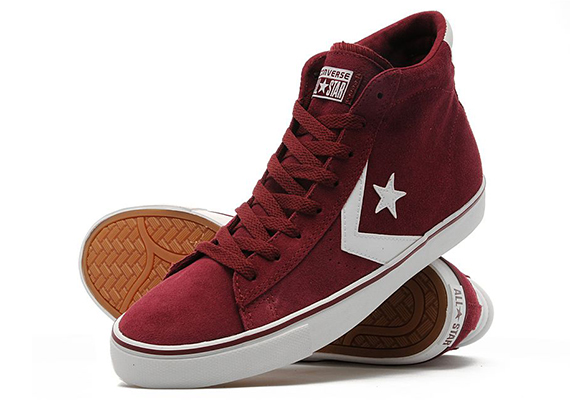 Converse Pro Leather Vulc Hi Red 2