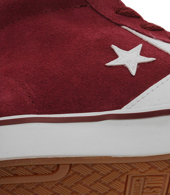 Converse Pro Leather Vulc Hi Red 3