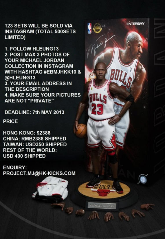 Enterbay Michael Jordan Hk Kicks 10 Anniversary 07